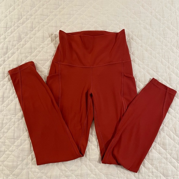 Lululemon | Align High-Rise with Pockets - Cayenne sz 4 - Picture 3 of 9
